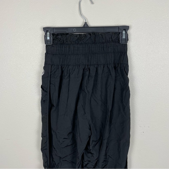 Free People Movement The Way Home Joggers Womens XS Black High Waist Nylon - Picture 5 of 8